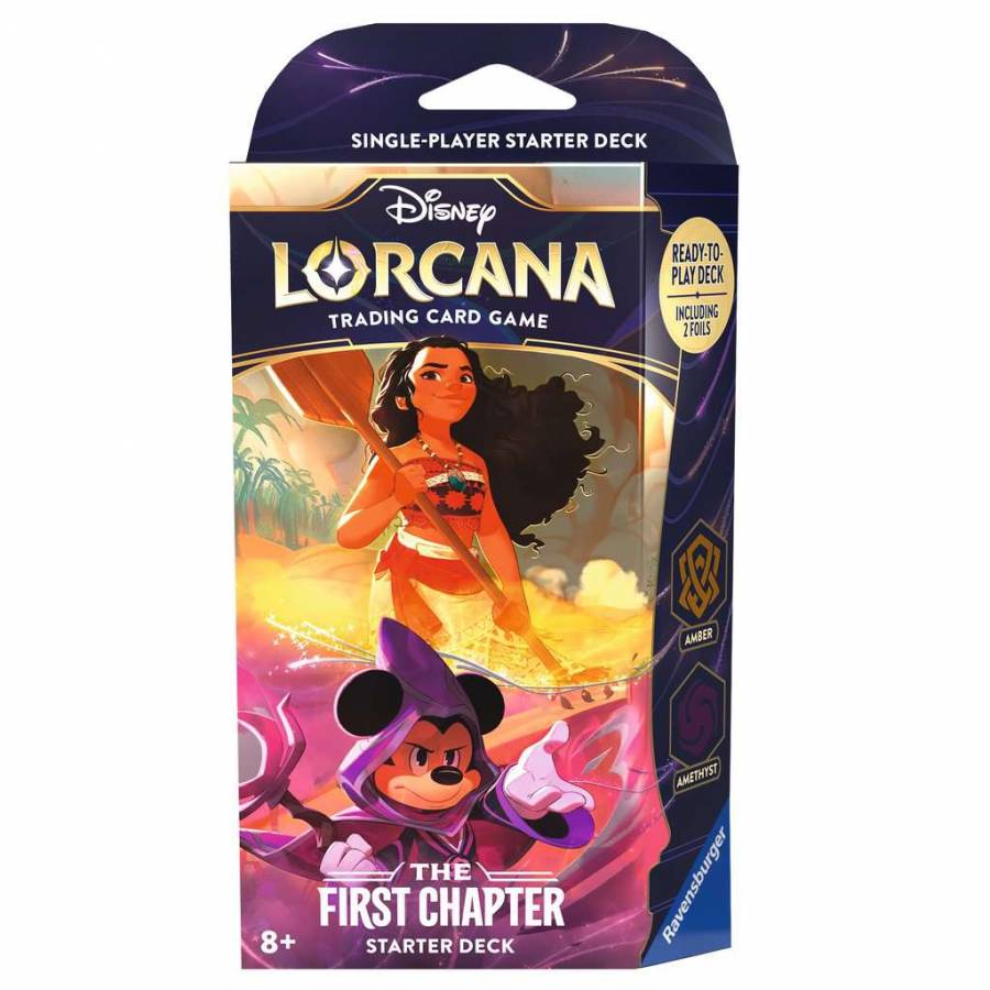 Disney Lorcana: Das Erste Kapitel - Starter Deck Bernstein und Amethyst (Englisch)