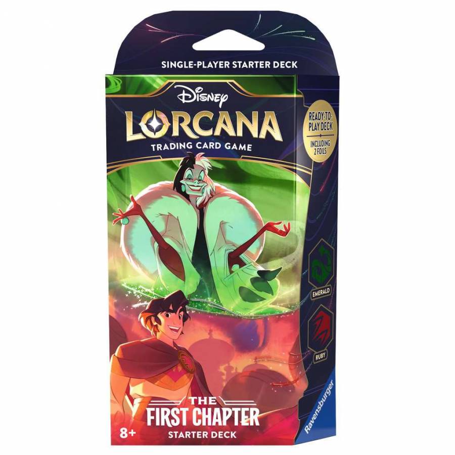Disney Lorcana: Das Erste Kapitel - Starter Deck Smaragd und Rubin (Englisch)