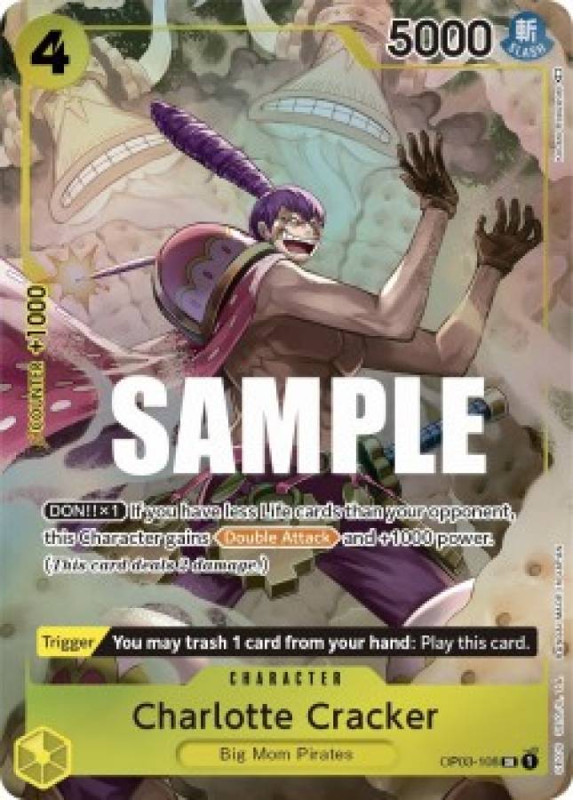 Charlotte Cracker (OP03-108) (V.2) (Foil)