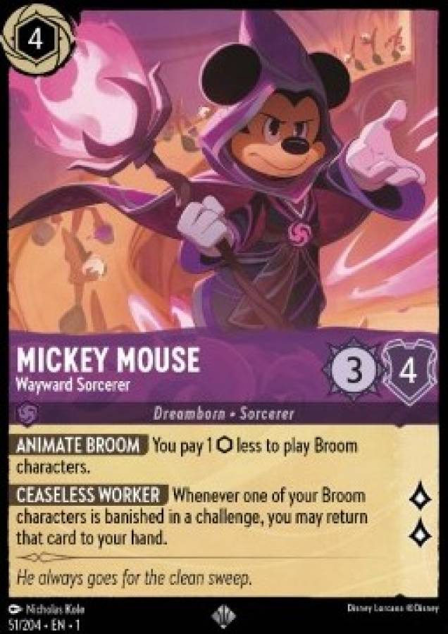Mickey Mouse - Wayward Sorcerer (V.1) (Foil)