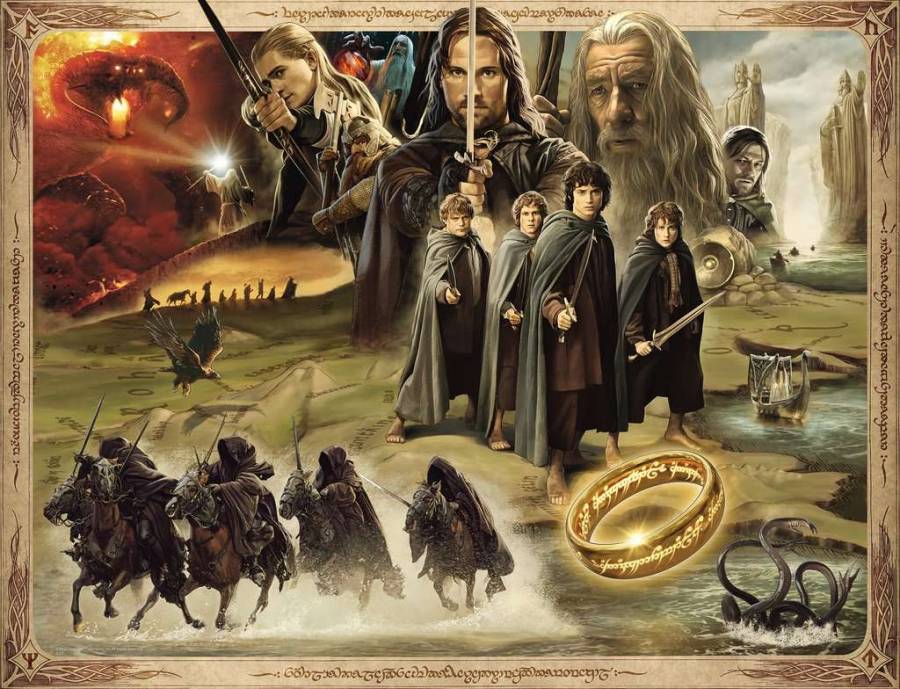 LOTR: The Fellowship of the Ring -2000 Teile
