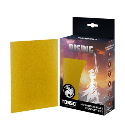RISING 100 Matte Sleeves Standard Size - Gelb