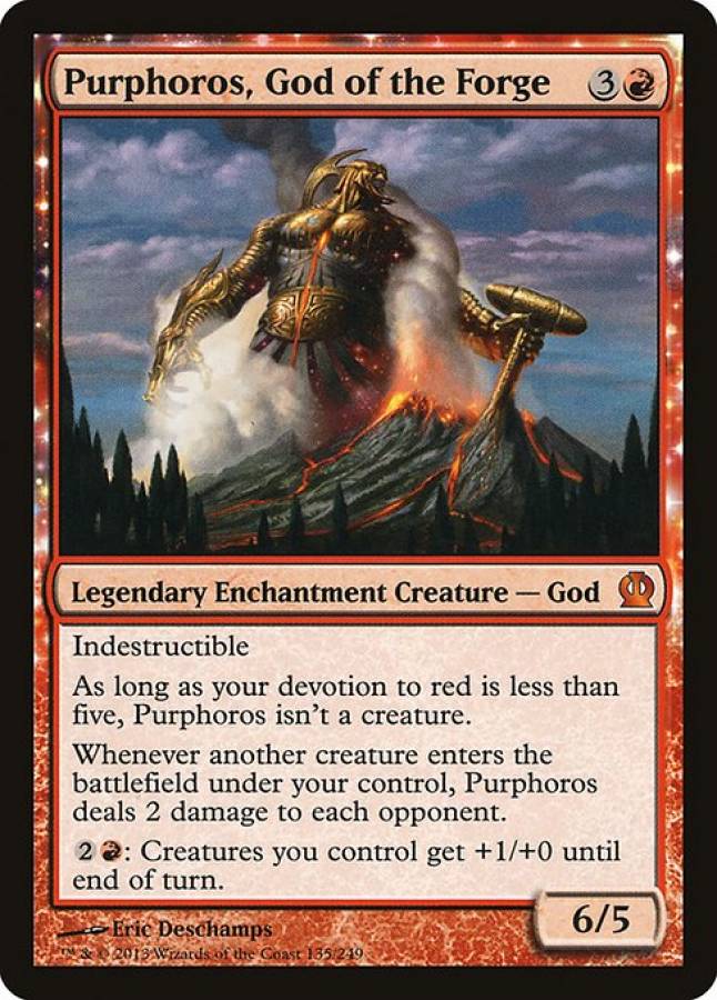 Purphoros, Gott der Schmiede