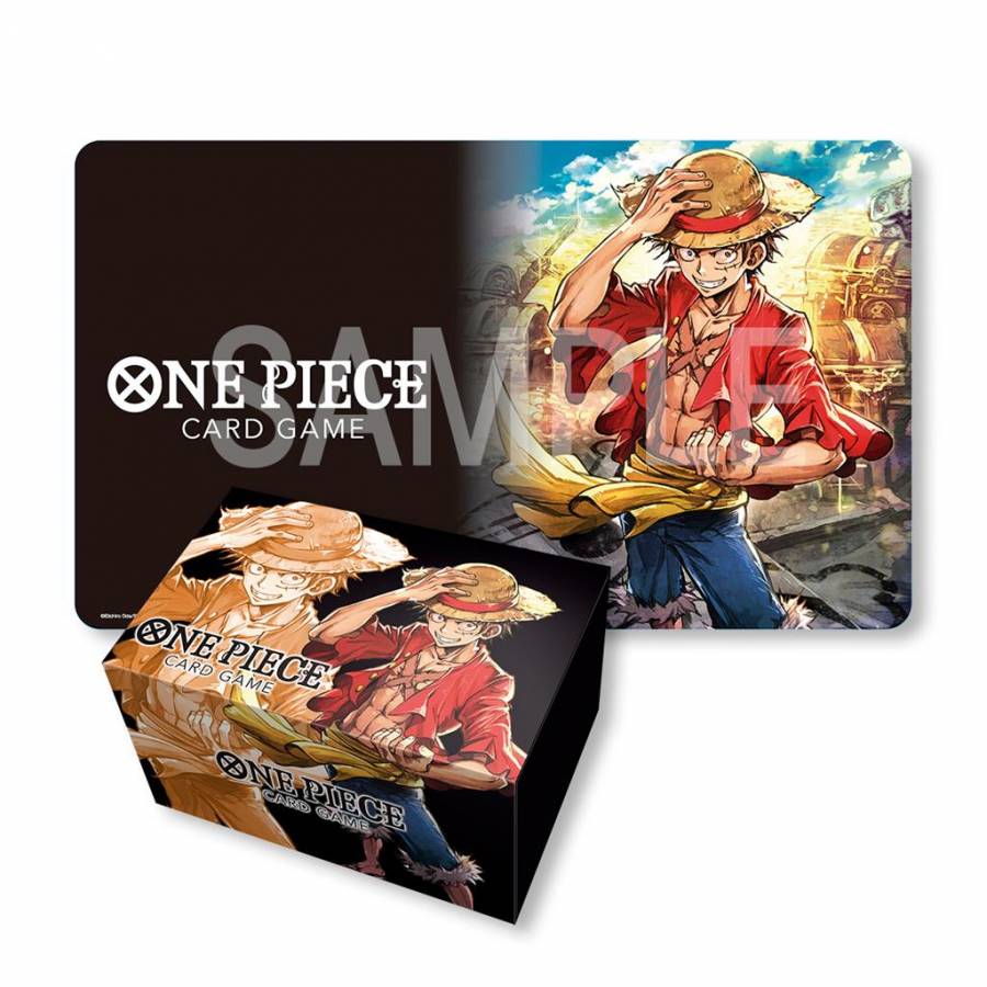 One Piece Card Game - Playmat and Storage Box Set -Monkey.D.Luffy-