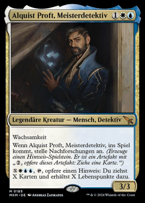 Alquist Proft, Meisterdetektiv