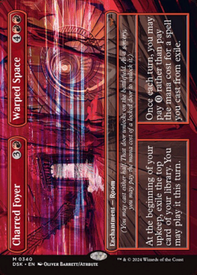 Charred Foyer // Warped Space (Foil)