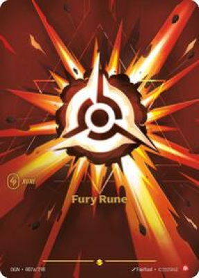 Fury Rune (Alternate Art) (Foil)