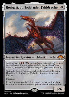 Herigast, auflodernder Fahldrache (Foil)