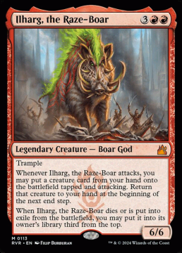 Ilharg, the Raze-Boar (Foil)
