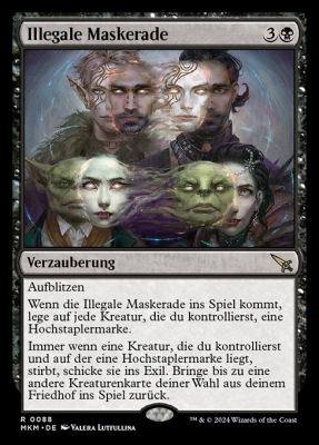 Illegale Maskerade (Foil)
