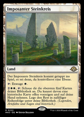 Imposanter Steinkreis (Foil)