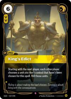 King's Edict (Foil)