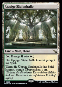 Üppige Säulenhalle