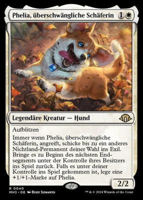 Phelia, überschwängliche Schäferin