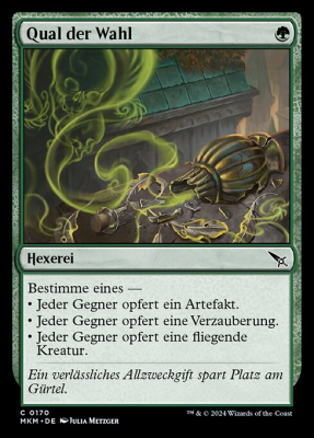 Qual der Wahl