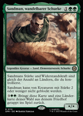 Sandman, wandelbarer Schurke (Foil)