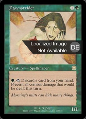 Schreiter im Morgengrauen