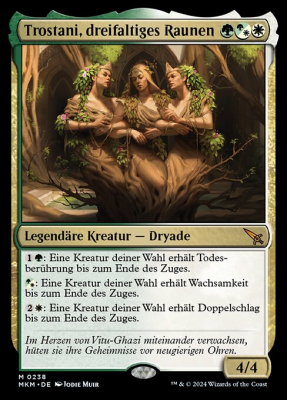 Trostani, dreifaltiges Raunen