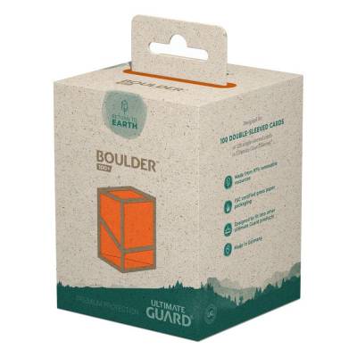 Ultimate Guard Boulder Deck Case Return to Earth 100+ Orange