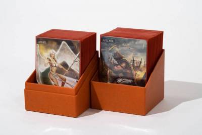 Ultimate Guard Boulder Deck Case Return to Earth 100+ Orange