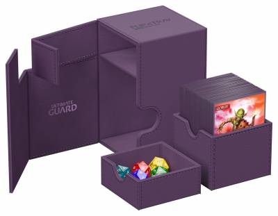 Ultimate Guard Flip´n´Tray Deck Case 100+ Standardgröße XenoSkin Monocolor Purple