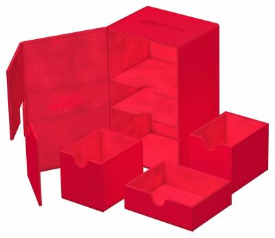 Ultimate Guard Twin Flip`n`Tray 160+ XenoSkin Monocolor Rot