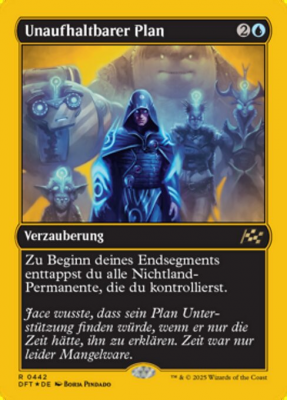 Unaufhaltbarer Plan (Foil)