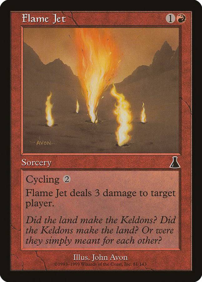 Flame Jet (Foil)