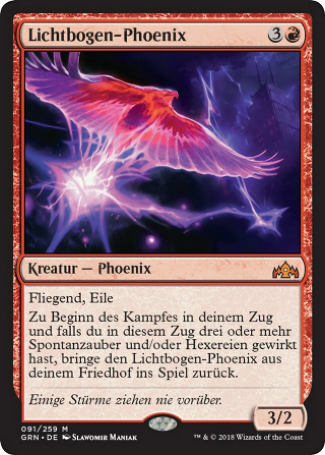 Lichtbogen-Phoenix (Foil)