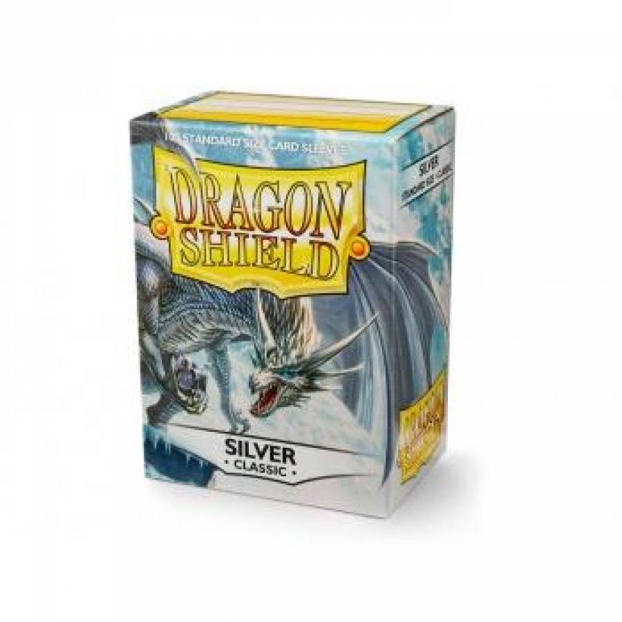 Dragon Shield Card Sleeves Silver (100)merald Matte 100