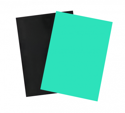 Preview: TORSO - 100 Matte DUAL Sleeves - Eucalyptus Green
