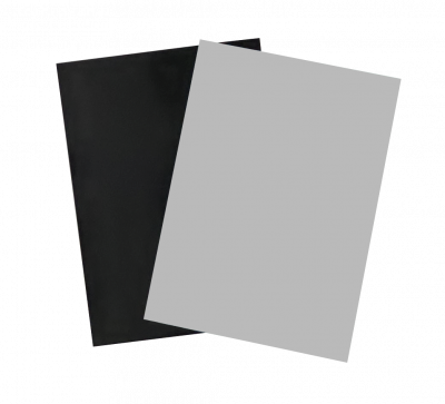 Preview: TORSO - 100 Matte DUAL Sleeves - Justice Silver