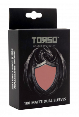TORSO - 100 Matte DUAL Sleeves - Peach Pink