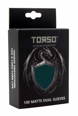 TORSO - 100 Matte DUAL Sleeves - Power Green
