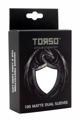 TORSO - 100 Matte DUAL Sleeves - Snow White