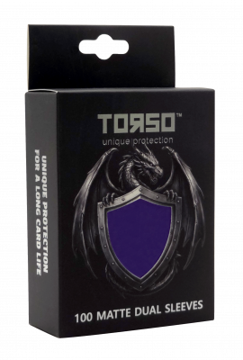 TORSO - 100 Matte DUAL Sleeves - Soul Purple
