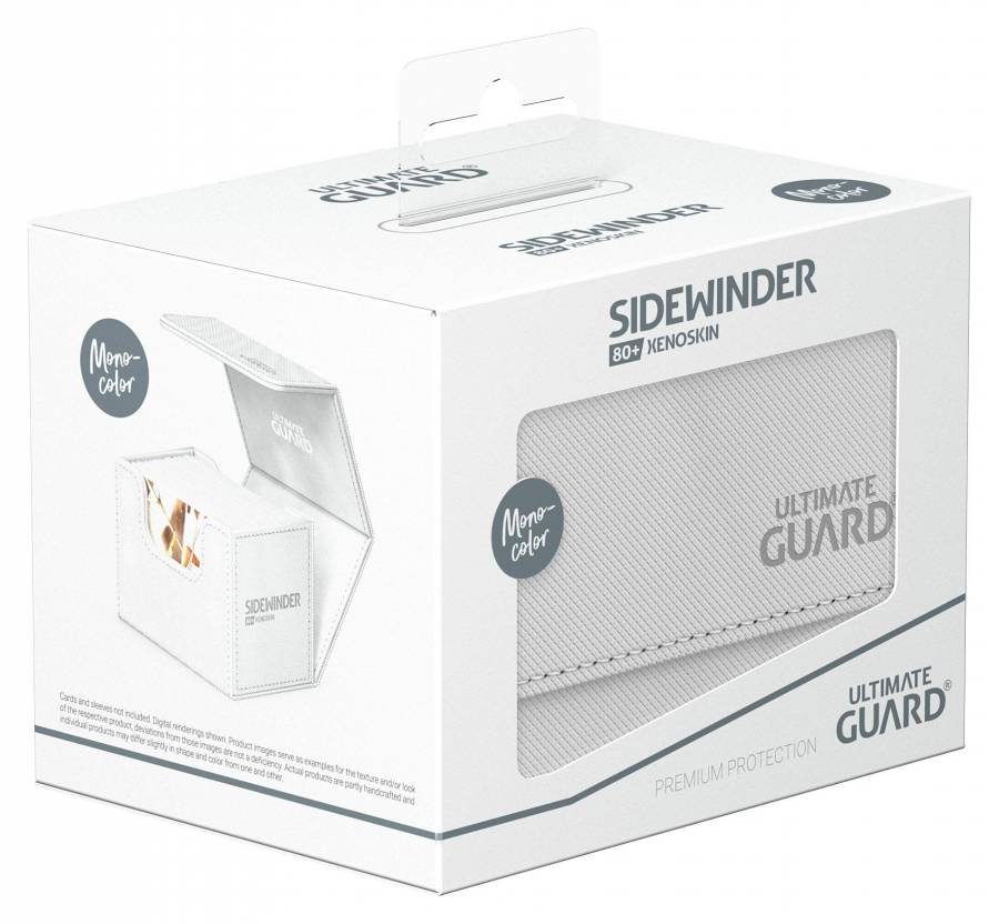 Ultimate Guard Sidewinder 100+ XenoSkin Monocolor Weiß
