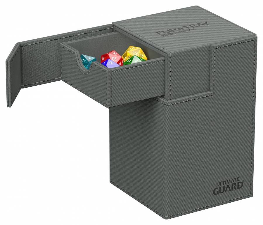 Ultimate Guard Flip´n´Tray Deck Case 100+ Standardgröße XenoSkin Monocolor Grau