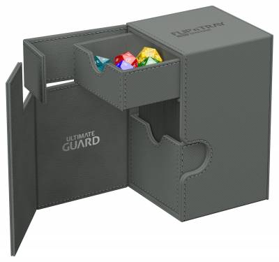 Ultimate Guard Flip´n´Tray Deck Case 100+ Standardgröße XenoSkin Monocolor Grau