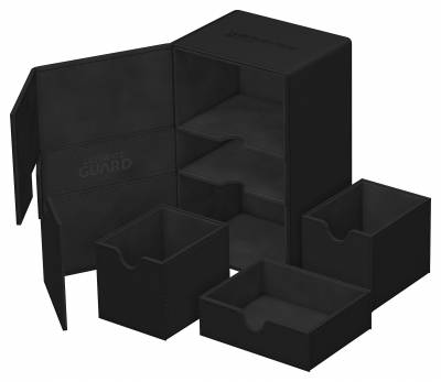 Ultimate Guard Twin Flip`n`Tray 160+ XenoSkin Monocolor Grau