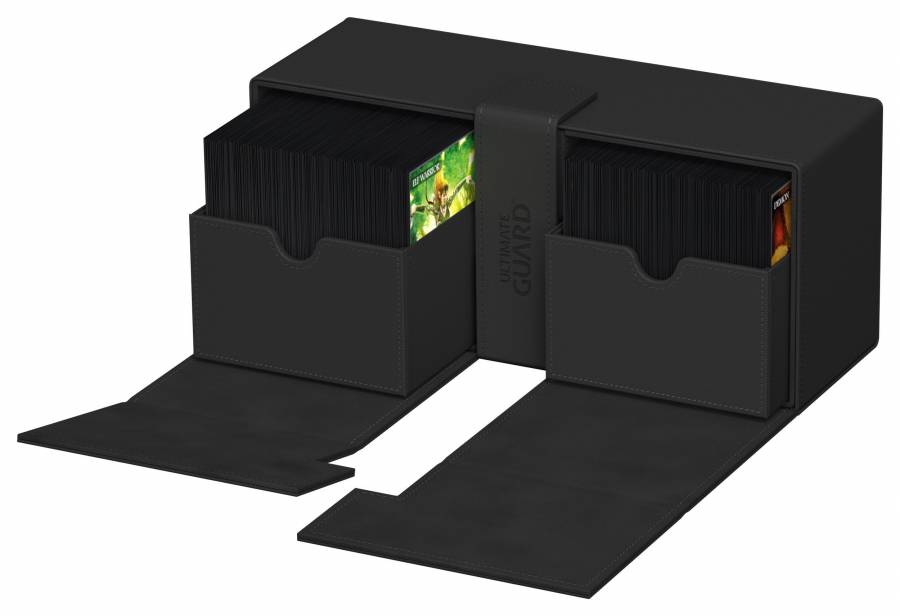 Ultimate Guard Twin Flip`n`Tray 266+ Xenoskin Schwarz