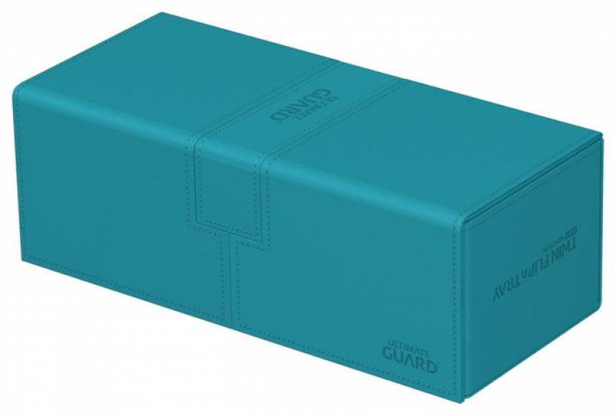 Ultimate Guard Twin Flip`n`Tray 266+ Xenoskin Petrolblau
