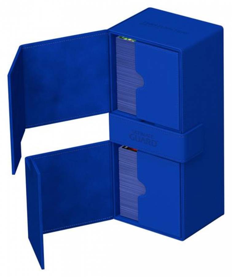 Ultimate Guard Twin Flip`n`Tray 266+ Xenoskin Blau