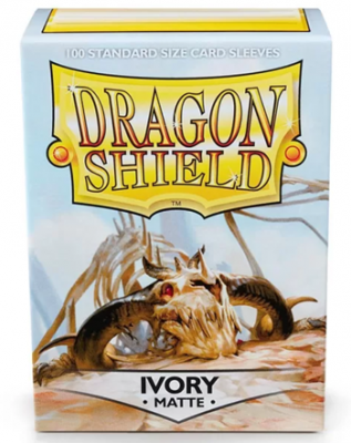 Dragon Shield Standardgröße  - Ivory Matte 100