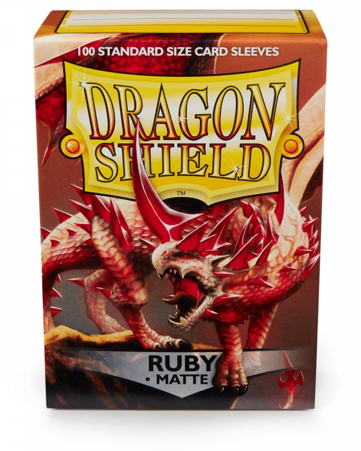 Dragon Shield Standardgröße  - Ruby Matte 100