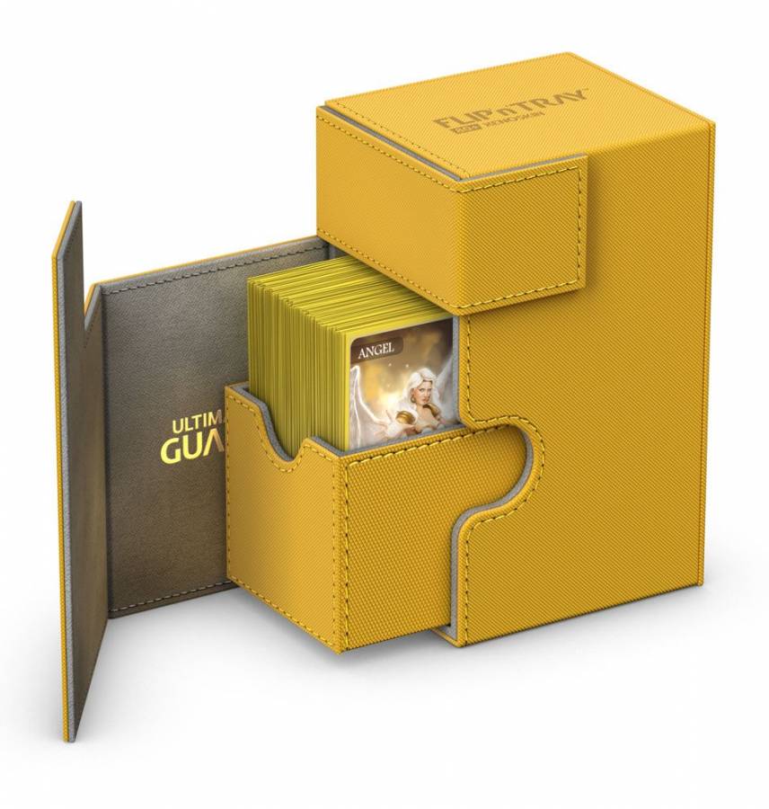 Ultimate Guard Flip´n´Tray Deck Case 100+ Standardgröße XenoSkin Bernstein