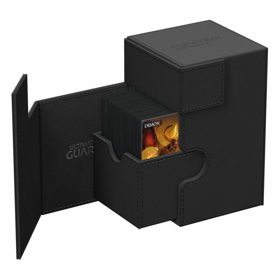 Ultimate Guard Flip´n´Tray Deck Case 100+ Standardgröße XenoSkin Monocolor Schwarz