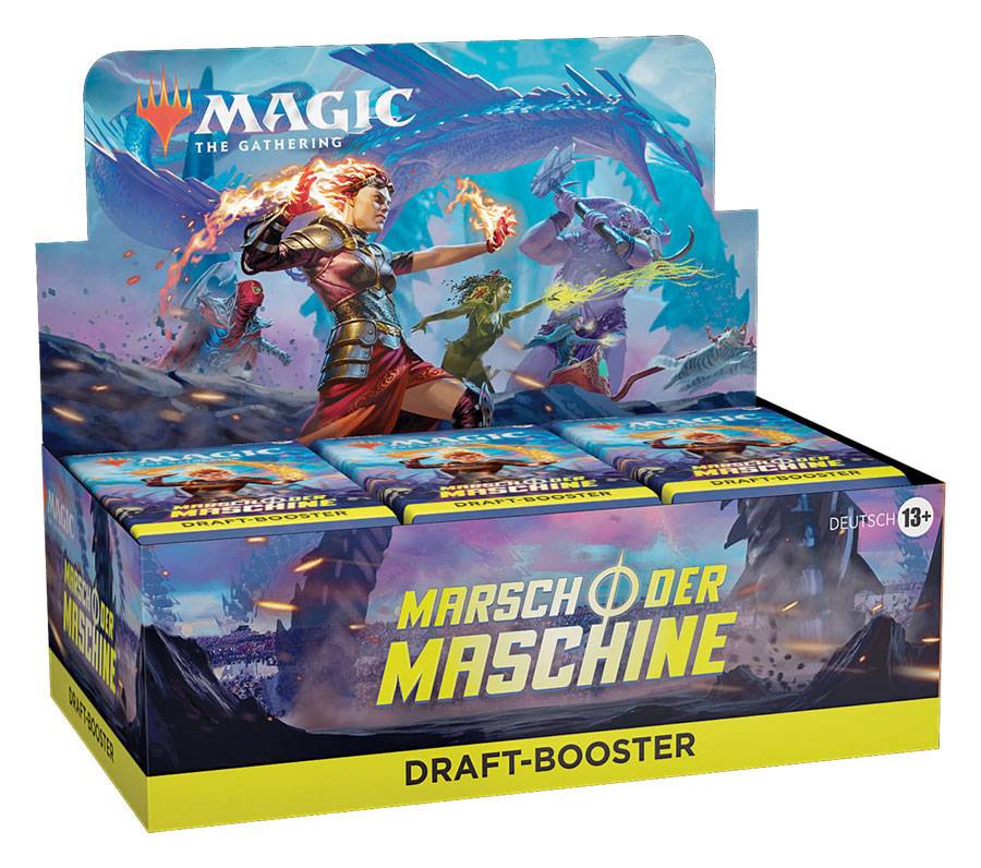 Marsch der Maschine Draft Booster Display - Deutsch