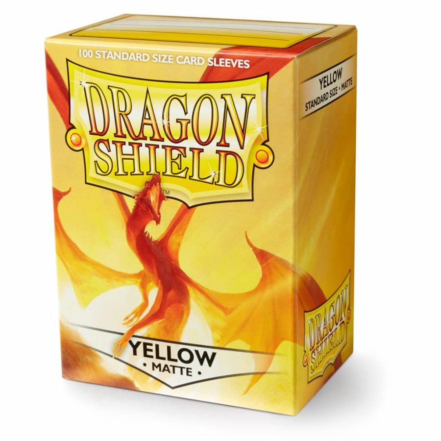 Dragon Shield Standardgröße - Matte Yellow 100