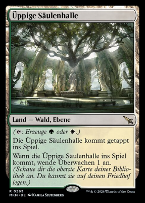 Üppige Säulenhalle (Foil)